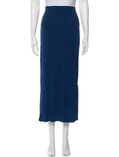 Pre-owned The Line By K Midi Length Skirt In Blue