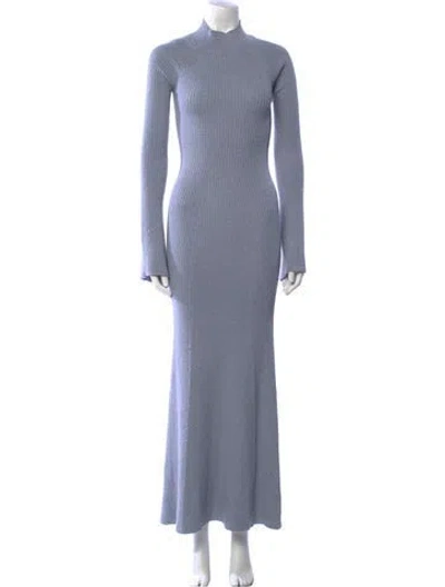 Pre-owned The Line By K Mock Neck Long Dress In Grey