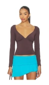 The Line By K Oisin Top In Brown