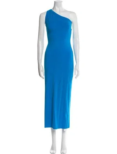 Pre-owned The Line By K One-shoulder Long Dress In Blue