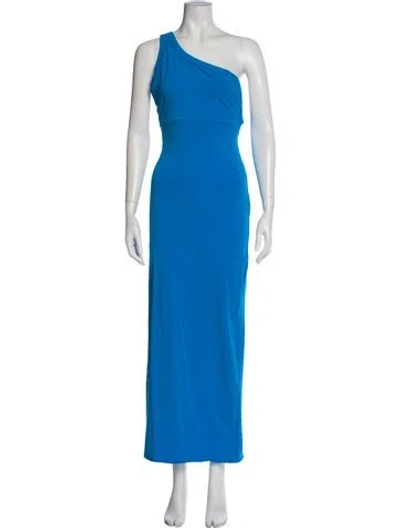 Pre-owned The Line By K One-shoulder Long Dress In Blue