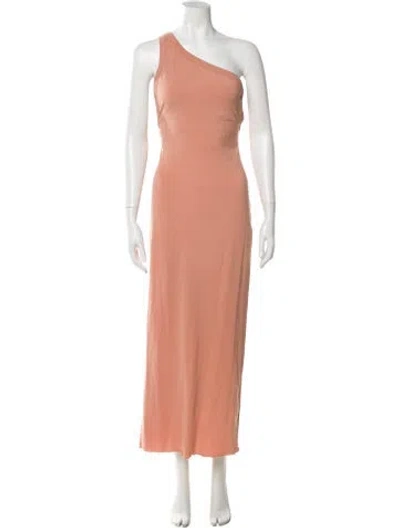 Pre-owned The Line By K One-shoulder Long Dress In Neutral
