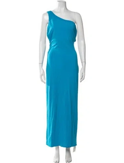 Pre-owned The Line By K One-shoulder Long Dress W/ Tags In Blue