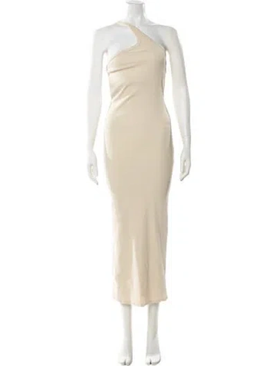 Pre-owned The Line By K One-shoulder Long Dress W/ Tags In Neutral