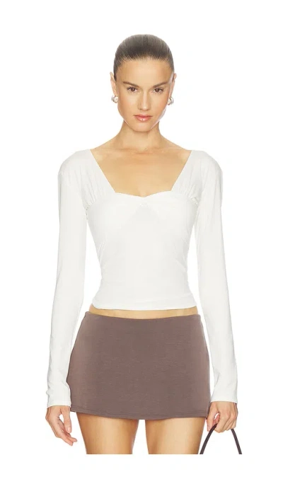 The Line By K Rian Top In White