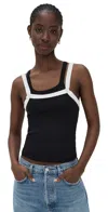 The Line By K Salome Tank Top Black