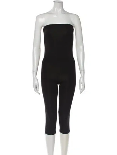 Pre-owned The Line By K Strapless Jumpsuit In Gray