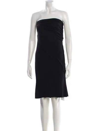 Pre-owned The Line By K Strapless Mini Dress In Blue