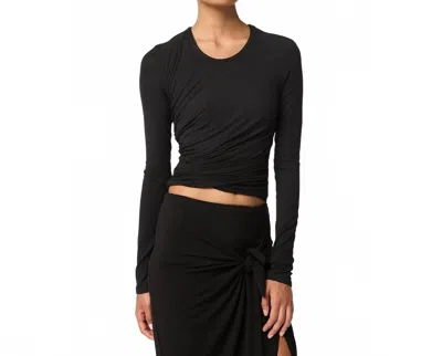 The Line By K Tera Longsleeve Top In Black