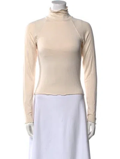 Pre-owned The Line By K Turtleneck Long Sleeve Sweatshirt In Neutrals