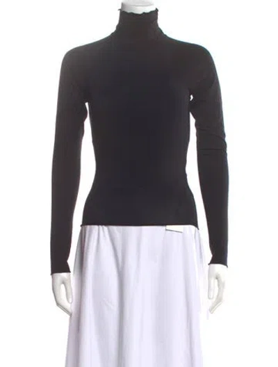 Pre-owned The Line By K Turtleneck Long Sleeve Top In Gray