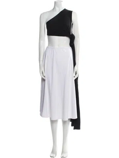 Pre-owned The Line By K Wide Leg Pants In White