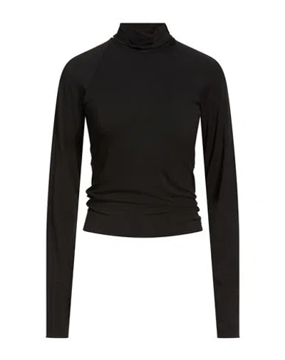 The Line By K Woman Top Black Size L Rayon, Elastane