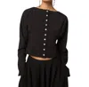The Line By K Zhade Top In Black