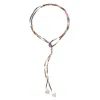 The Link Between Women's Baroque Drop Multi Tourmaline Open Ended Necklace