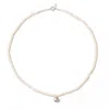 The Link Between Women's Grey / White Regal Baroque Pearl With Grey Pearl Drop Necklace In Multi