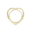 The Link Between Women's Heartfelt Statement Ring In Yellow Gold In Gold