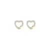 The Link Between Women's Multiway Heartfelt Charm Set Of Two Charms In Yellow Gold In Gold