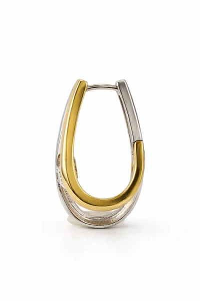 The Link Between Women's Pile Poil Two Tone Hoop Earrings In Multi