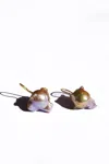 The Link Between Women's Rosalind Renaissance Baroque Pearl Statement Drop Earrings In Pink