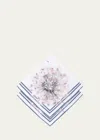 The Lino Dandelion 20" Napkin, Set Of 2 In Navy