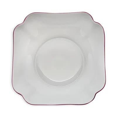 The Lino Entropia Serving Bowl, Burgundy