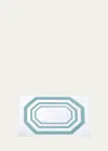 The Lino Essential Aqua Rectangle Tablecloth, 71" X 144" In Aqua