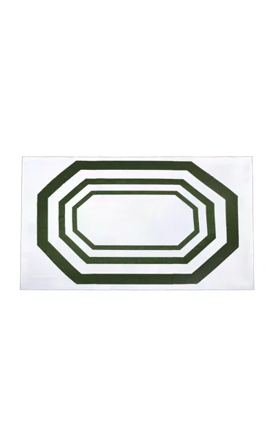 The Lino Essential Cotton Tablecloth In Green