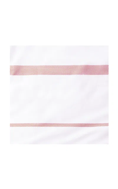 The Lino Essential Duvet Cover In Burgundy