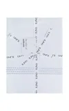 The Lino Essential Embroidered Cotton King Top Sheet