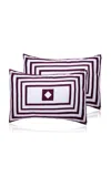 The Lino Essential Embroidered Flat Sheet In Multi