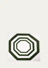 The Lino Essential Green Tablecloth, 71" Square In Green