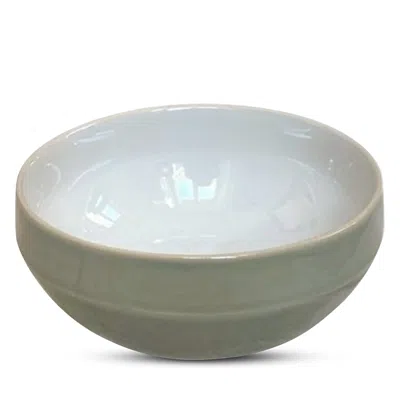 The Lino Essential Serving Bowl, Green In Gray