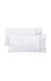 The Lino Essential Set-of-two Embroidered Standard Pillowcases