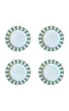 The Lino Essential Stoneware Dessert Plate In Blue