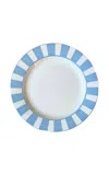 The Lino Essential Stoneware Dinner Plate In Blue