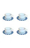 The Lino Essential Stoneware Mug And Saucer Set