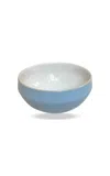 The Lino Essential Stoneware Serving Bowl In Blue