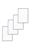 The Lino Essentials Set-of-four Cocktail Napkins In Green