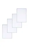 The Lino Essentials Set-of-four Napkins In Blue