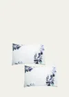 The Lino Eucalyptus 500-thread Count Pillowcase Pair, Standard Case In Navy