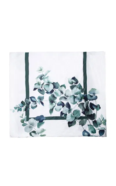 The Lino Eucalyptus Duvet Cover In Multi