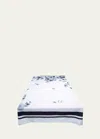 The Lino Eucalyptus Navy Tablecloth, 71" X 125" In Navy