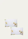 The Lino Japan 500-thread Count Pillowcase Pair, Standard Case In Yellow