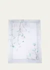The Lino Japan Aqua Tablecloth, 71" Square In Aqua