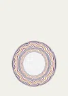 The Lino Set Of 4 Porcelain Plates In Red