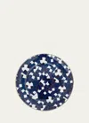 The Lino Night Dessert Plates, Set Of 4 In Navy