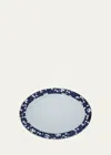 The Lino Night Serving Plate, Large In Navy