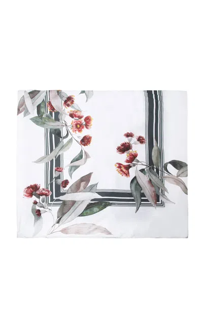 The Lino Princess Eucalyptus Duvet Cover In Multi