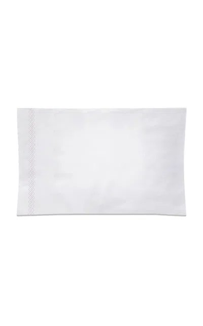 The Lino Romano Cotton Percal King Pillow In White